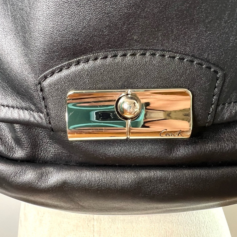 Coach Kirstin Shoulder Bag Black Silver Hardware Crossbody Strap Included  2013 - Picture 4 of 11